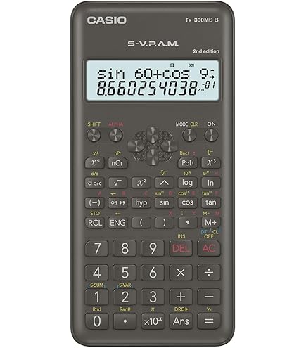 Amazon.com : Casio fx-300MS Plus 2nd Edition – Standard Scientific
