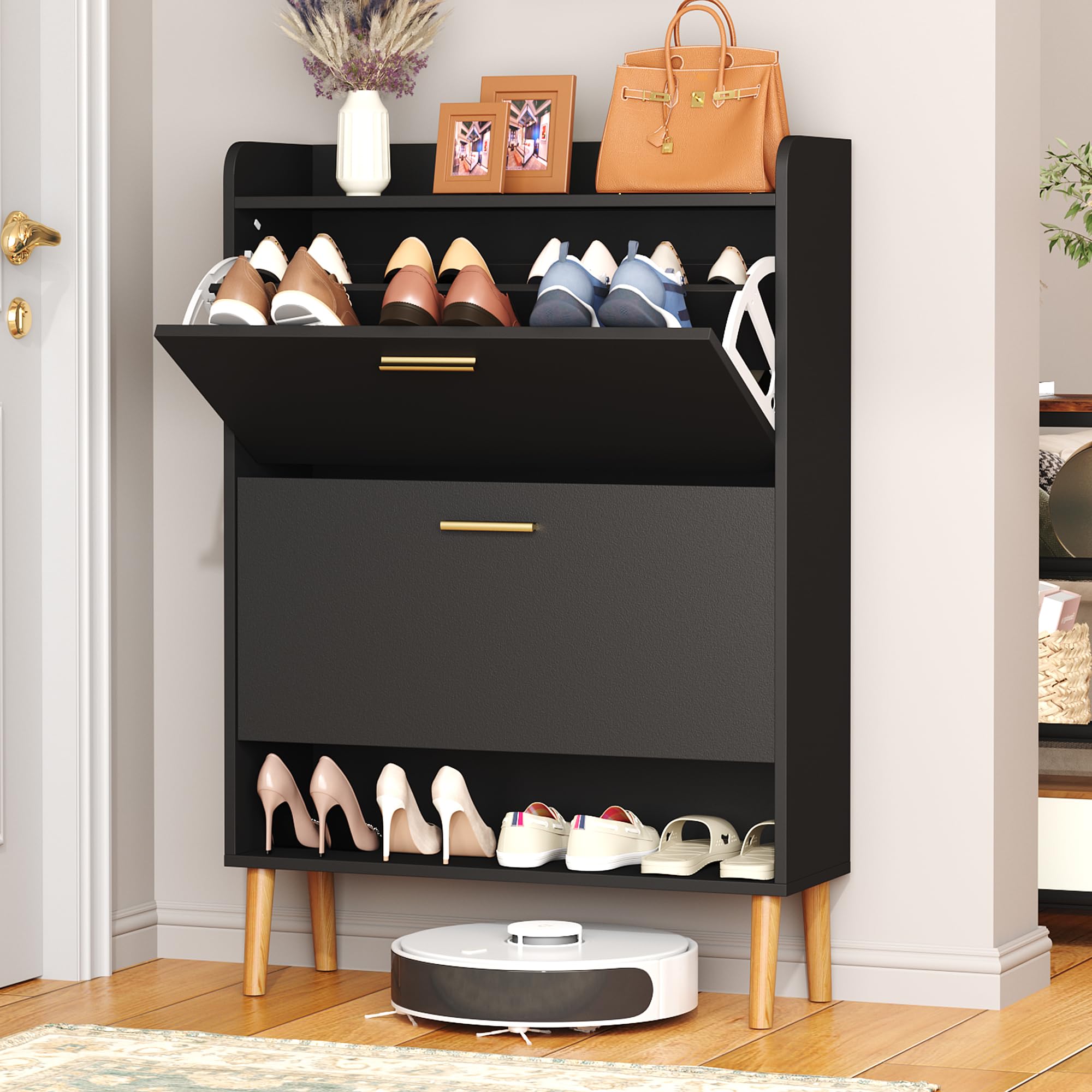 Shelf Shoe Front Door Storage Entryway Shoe Box For Front Door