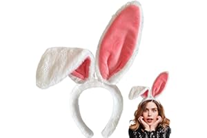 IGMaryBox Easter Bunny Ears Headband Rabbit Ears Headband Bunny Costume Accessories Halloween Cosplay Hairbands