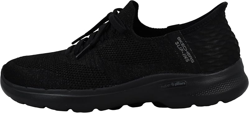 Hands Free Slip-Ins Go Walk 6-Lovely Day, Damensneaker, Schwarz/Schwarz, Größe 39 (8,5 M US), 38.5 EU