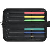 Leriton Set of 6 Hardness Tester Checker File Set 7.1 Inch Hrc40-hrc65 | Hardness Tester File Set, Industrial Applications, Rough Estimation of Metal Rigidity, with an Oxford Cloth Storage Bag