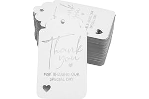 Inkdotpot Thank You for Sharing Our Special Day Bridal Shower-Baby Shower-Retirement-Wedding-Birthday Bottle Tag Real Silver 