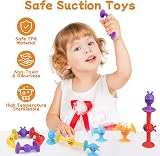 ECHOCUBE Suction Toys 28 Pcs Bath Set Kids 3+ Sensory Sucker Travel Toys view 4