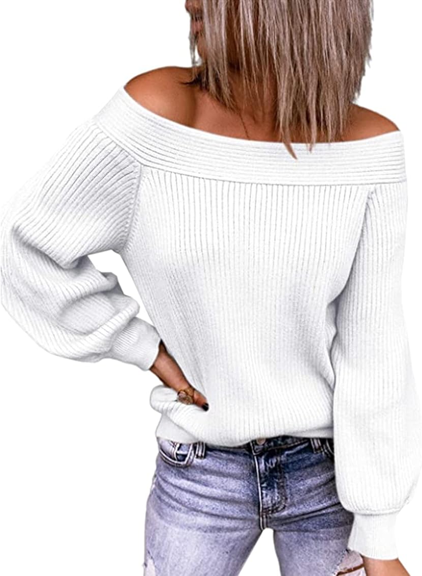 Pullover Knit Sweater Tops 