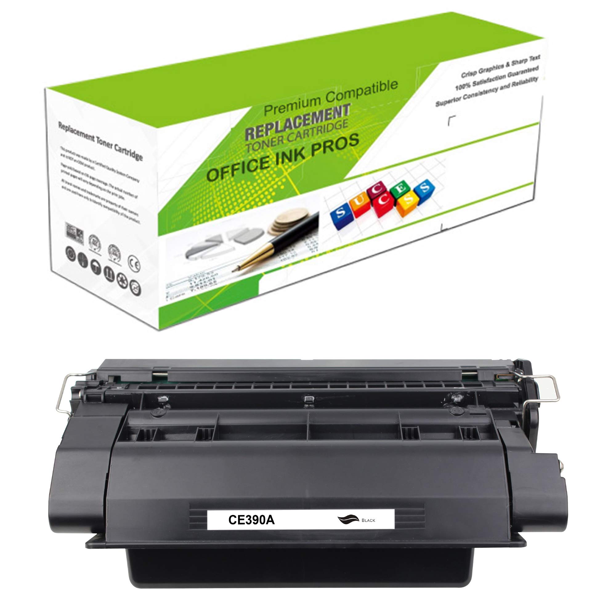 Photo 1 of Replacement Toner Cartridge for CE390A – Remanufactured Standard Yield Laser Printer Cartridge for HP