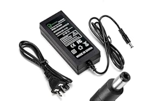 WANHIRUS 42V 2A Charger for 36V Electric Scooter Lithium Battery, Fast Smart DC-1 Prong 5.5mm Connector for 36 Volt Electrical Escooter Ebike