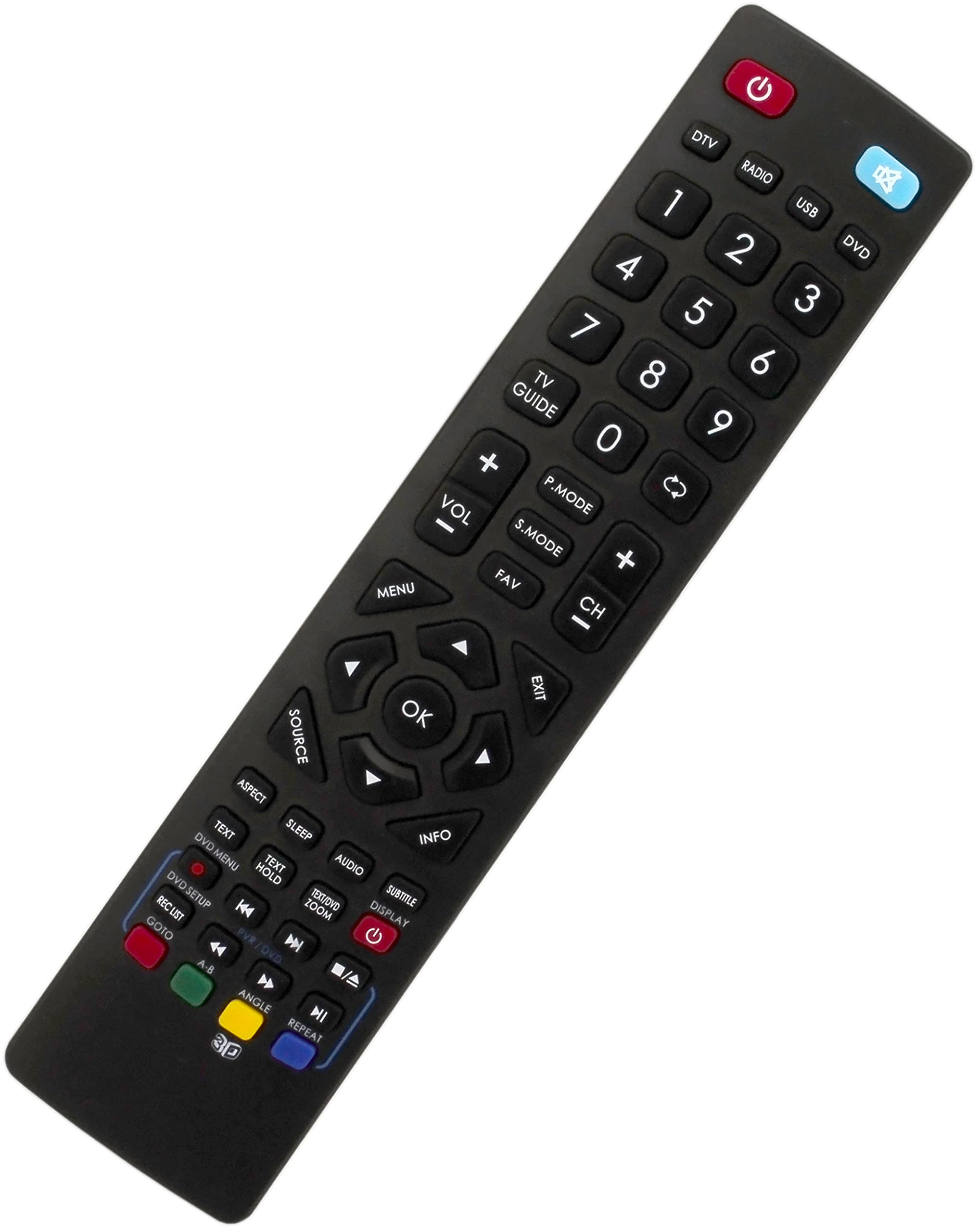 Remote Control for Technika 40F22B-FHD/DVD 40" HD LED TV