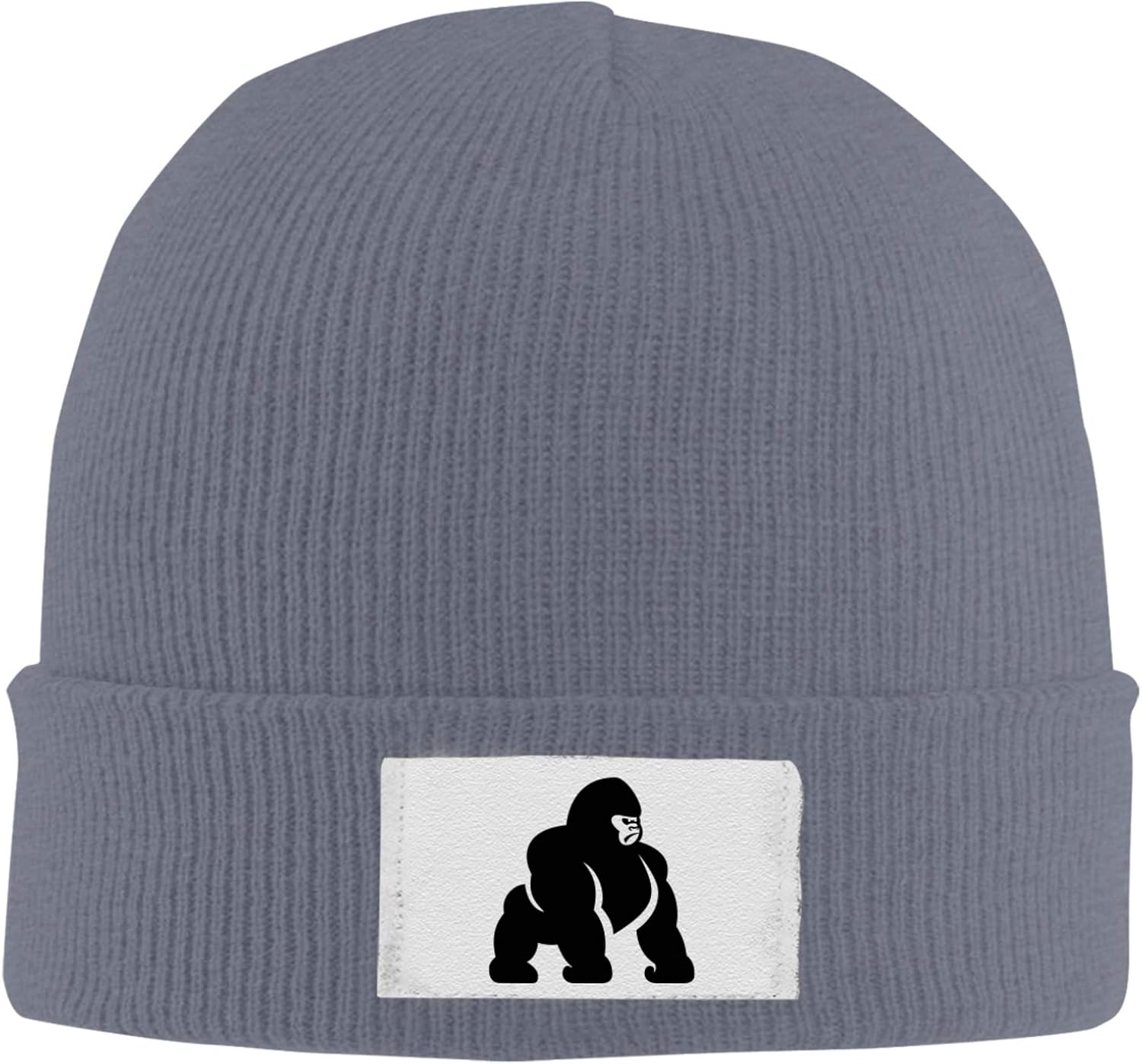 Super Monkey Winter Knitted Beanie Hat, Warm Knit Skull Cap for Men