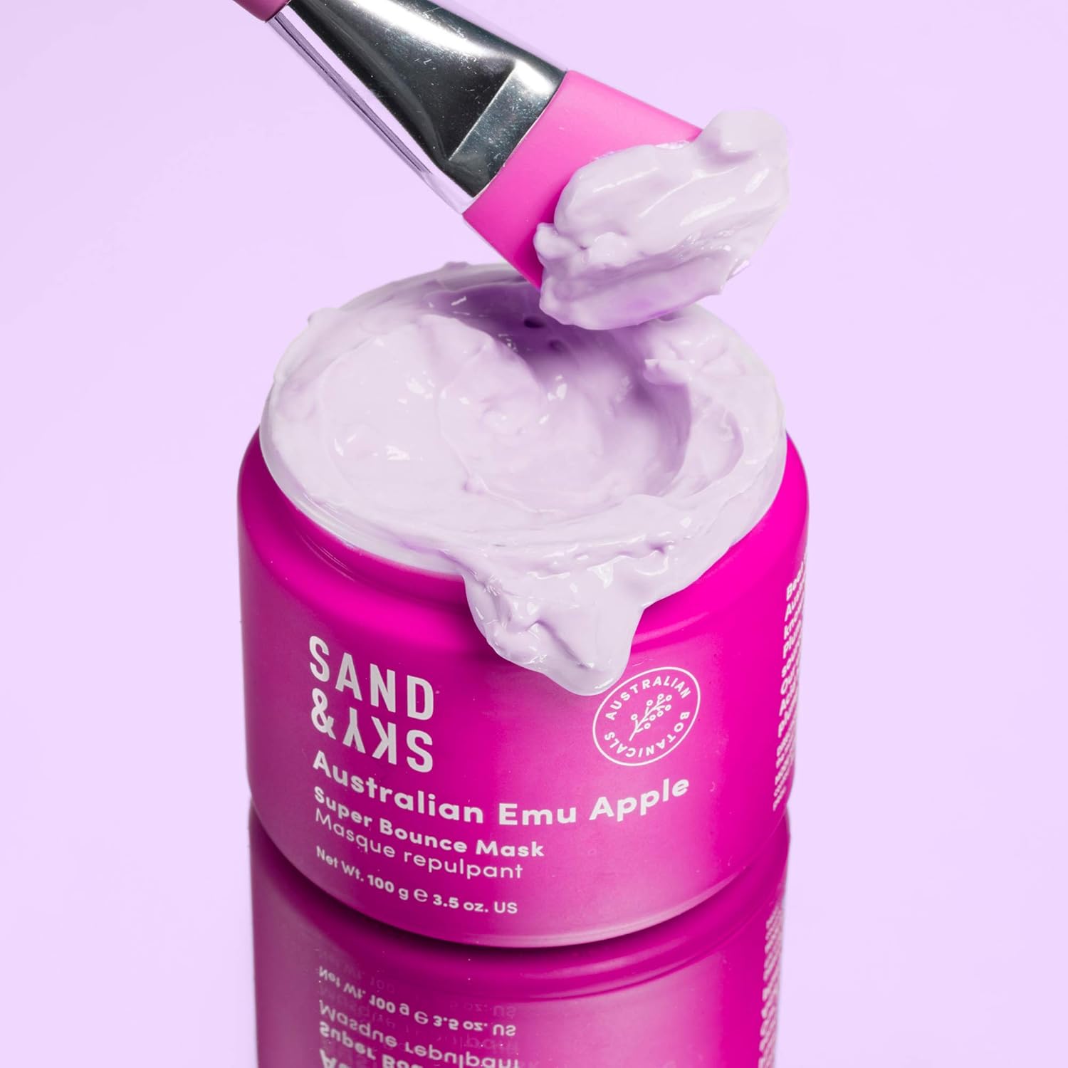 Sand & Sky Australian Glow Berries Brightening Face Mask with Vitamin C & Hyaluronic Acid, Anti-Wrinkle Sleeping Mask - Image 3