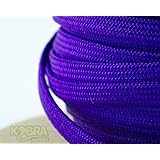 mod/smart Kobra MaxCord High Density Coreless Paracord 16 - 18AWG Sleeving 1/8in.- 100 Foot Spool, Purple