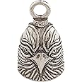 Guardian Bell Hawk Good Luck Bell w/Keyring & Black Velvet Gift Bag | Motorcycle Bell | Lead-Free Pewter | Good Luck Gift to Friends & Family | Bike Bell | Made in USA