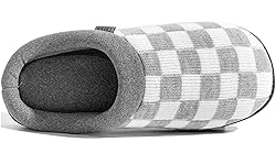 UBFEN Mens Slippers for Indoor Bedroom Memory Foam