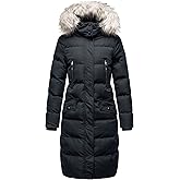 NUTEXROL Women's Winter Quilted Down Hooded Parka Jackets Thickened Warm Puffer Coat