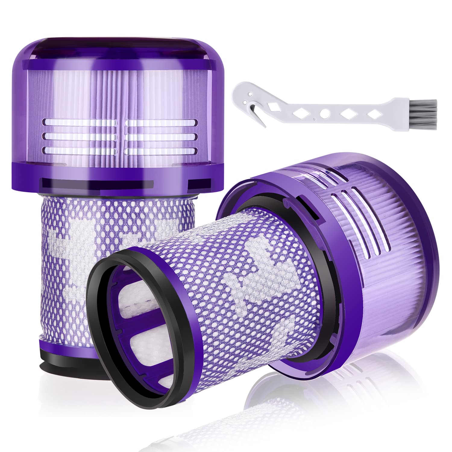 Photo 1 of 2 Replacement Filters For Dyson V12 Detect Slim Cordless Vacuum, Compare to Part 971517-01