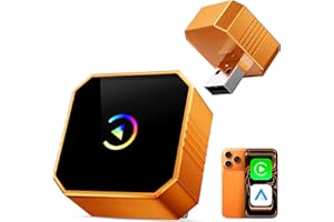 XUD 2026 Wireless CarPlay Adapter for iPhone & Android Auto, Mini Car Play Converts Wired CarPlay to Wireless, Plug & Play Au