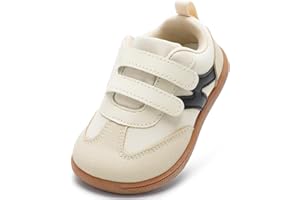 STQ KIDS Toddler Lightweight Slip on Sneakers: Boys Barefoot Shoes Kids Walking Shoes Boy Sneakers, Toddler First Walking Shoe Comfort Tennis Activities