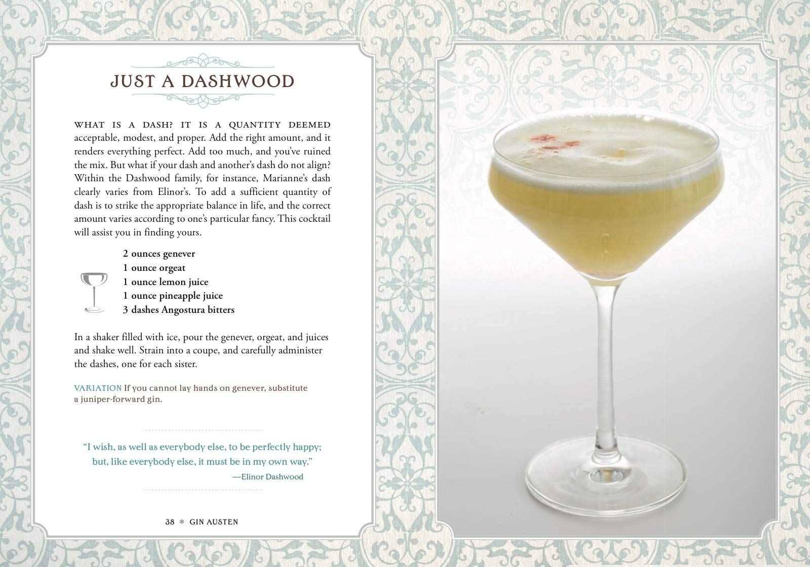 Gin Austen: 50 Cocktails to Celebrate the Novels of Jane Austen - A Cocktail Book