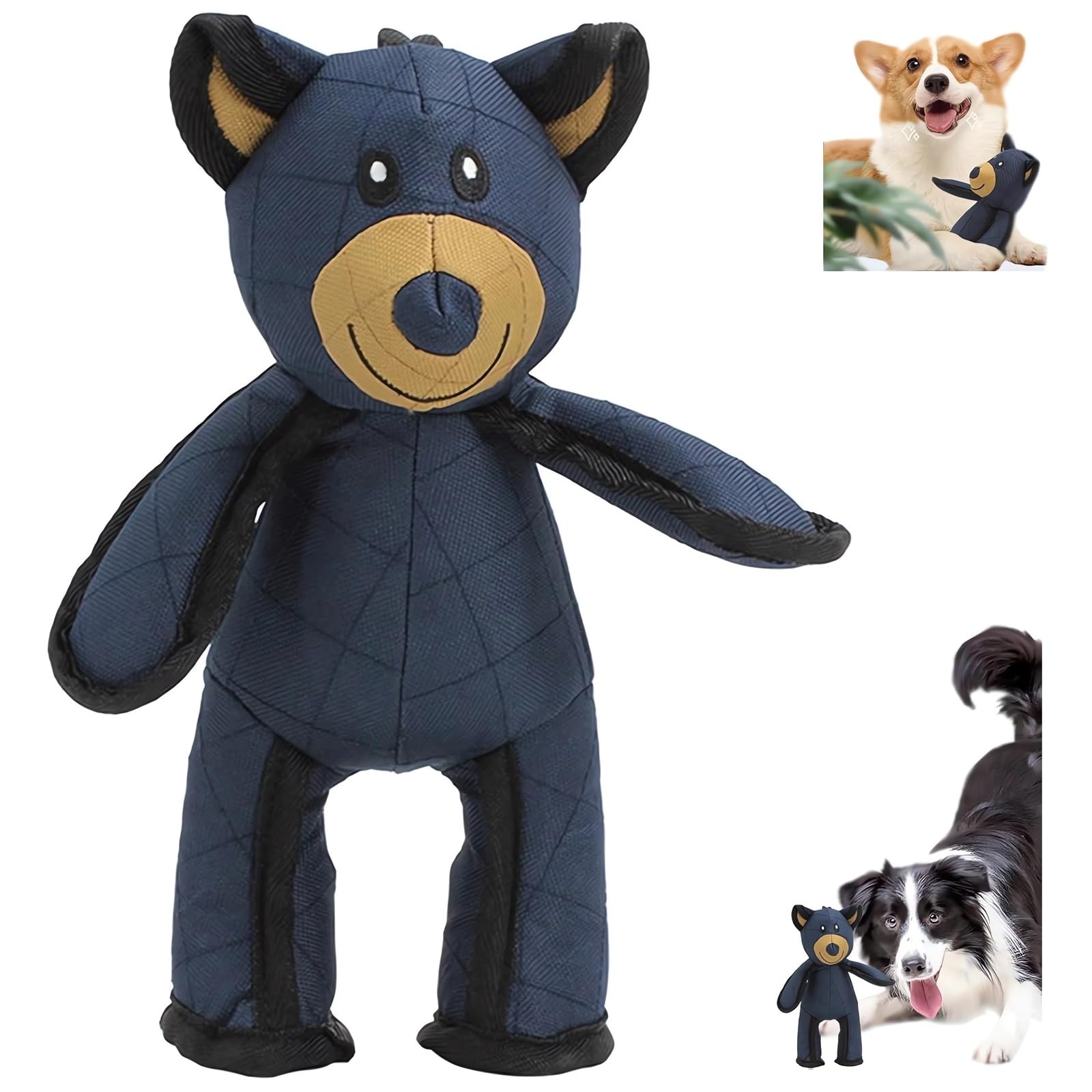 Photo 1 of Unbreaka Bear Dog Unbreakable Teddy Extreme Bears 2.0 Dog Toys Aggressive Chewers Indestructible Stuffed Plush Dog Squeaky Toy Keep Them Busy Durable Tough Heavy Duty Chewer Dog Toy Large Breed (1PC)