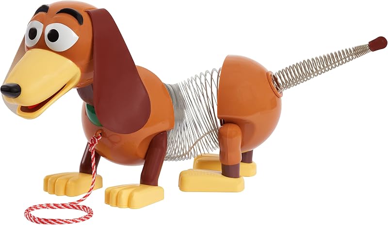 Disney•Pixar Toy Story Slinky Dog Nachziehspielzeug, Hund mit Zugfeder für Jungen und Mädchen ab 18 Monaten von Just Play