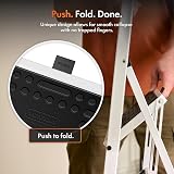 VonHaus Step Ladder – 3 Step Folding Steel Ladder 150kg Capacity view 2