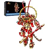 JMBricklayer Monkey King Mech Building Sets for Adults 70150, Action Figure Mecha Robot Toy Classic Chinoiserie Warrior Collectible Model Kit Cool Mech Display, Gifts for Boys, Girls