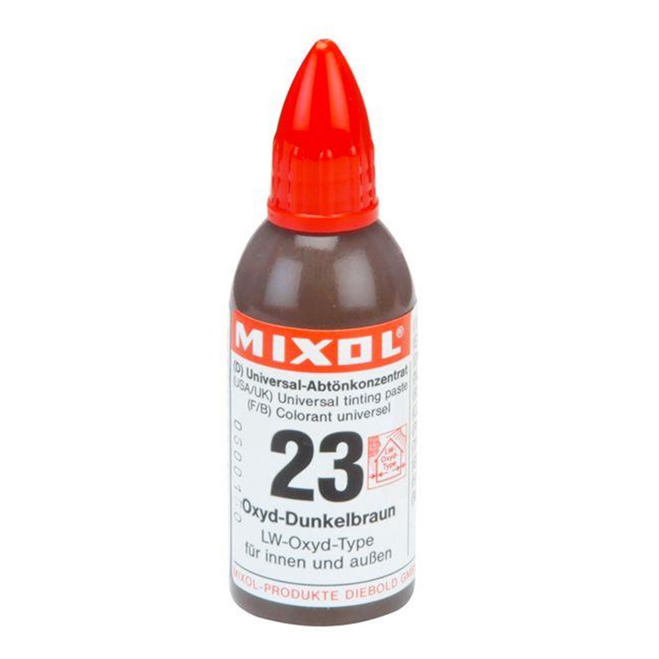 Photo 1 of Mixol Universal Tints, Oxide Dark Brown, #23, 20 Ml