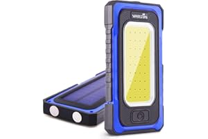 WARSUN Led Work Light Rechargeable, Portable Magnetic Work Light, LED Flood Light Waterproof for Outdoor Camping Hiking Emerg