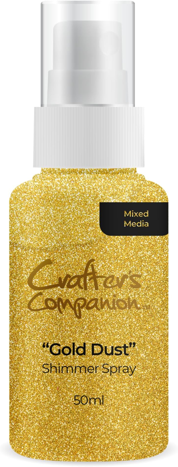 Crafter's Companion Gold Dust Shimmer Spray 50ml for Mixed Media Crafts