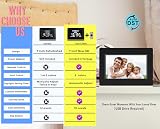 Véfaîî Dementia Clock 2.0 with Auto DST, 7in HD Display, 20 Reminders view 5