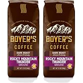 Rocky Mountain Thunder, Dark Roast, Ground Coffee, 2-Pack (1.5lb)