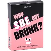 KAWAII KOI Girls Night Party Drinking Games - Bachelorette Party Favors &amp; Card Games for Ladies' Nights - Fun Board Games for Girls Night Out &amp; Bachelorette Party 21st Birthday Party
