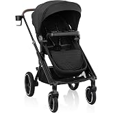 Evenflo Transformer Stroller to Wagon | Converts from Stroller to Wagon, 6 Modes of Use, For Baby &amp; Toddler, Fits 2 Children, Accepts Infant Car Seat (Pitch Black)
