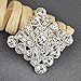Your Perfect Gifts 40 pcs Silver Rhinestone Brooches Set Crystal Wedding Invitation Brooch Bouquet Wholesale Lot AMBR665
