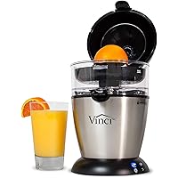 Vinci Hands-Free Patented Electric Citrus Juicer 1-Button Easy Press Lemon Lime Orange Grapefruit Juice Squeezer Easy to Clea