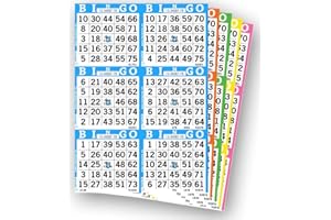 BINGO INNOVATION Bingo Books – 6 Faces, 5 Pages Each, 100 Disposable Game Books – Recyclable Dauber Sheets, Bulk Cards for Seniors & Fundraisers (6on5up)