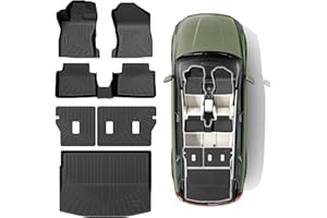 All Weather Floor Mats & Cargo Liner for 2024 2025 2026 Subaru Crosstrek(Gasoline Only), Custom Fit 1st & 2nd Row with Trunk 
