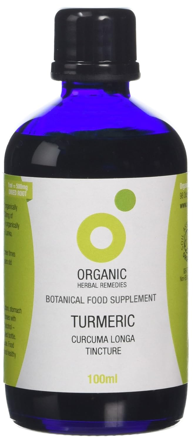 Organic Herbal Remedies 100 ml Turmeric Tincture Amazon.co.uk Health