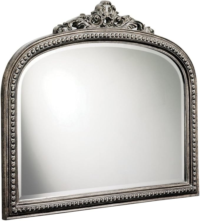 Gallery Pewter Overmantle Mirror Amazon.co.uk Kitchen & Home