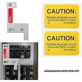 Generator Interlock Kit Compatible with Siemens,ITE,Gould Murray | and Thomas and Betts 150 or 200 amp Panels,1 1/4 Inch Spacing Between Main Circuit Breaker and Generator Circuit Breaker
