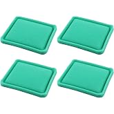 LOCOPOW 493537 493537S Pre Filter for Briggs &amp; Stratton 491435 491435S 493537 271933 112200 12A800-12T899 128700-129799 and 92200 series Lawn Mower(4 Packs)