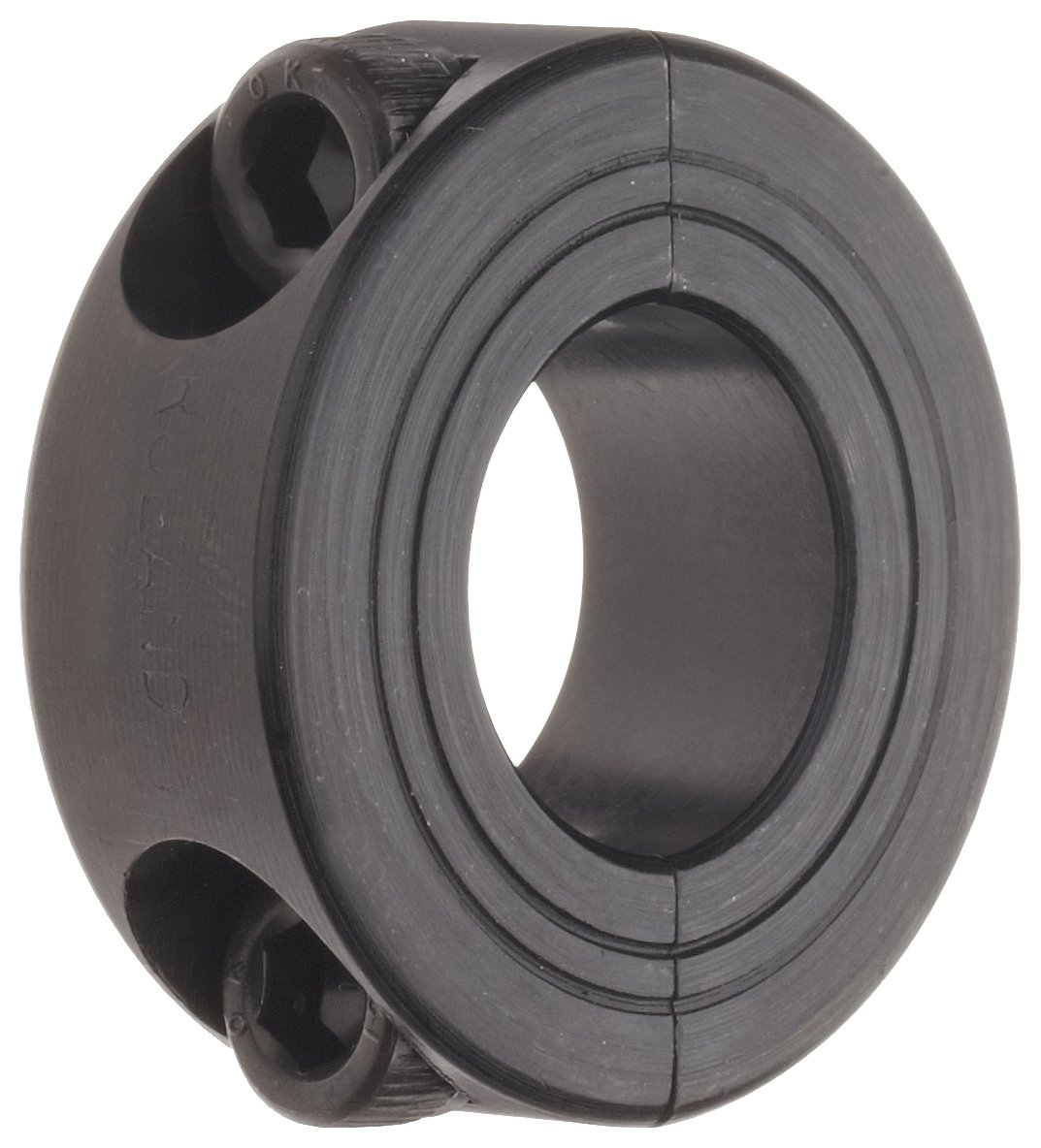 Ruland MSP16F TwoPiece Clamping Shaft Collar, Black Oxide Steel