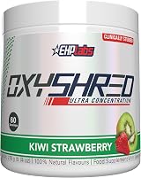 EHP Labs OxyShred Pre Workout Powder Kiwi Strawberry 60 Servings