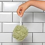 ELYSIUM SPA Mesh Exfoliating Bath & Shower Sponges 4 Pack Assorted Colours view 4