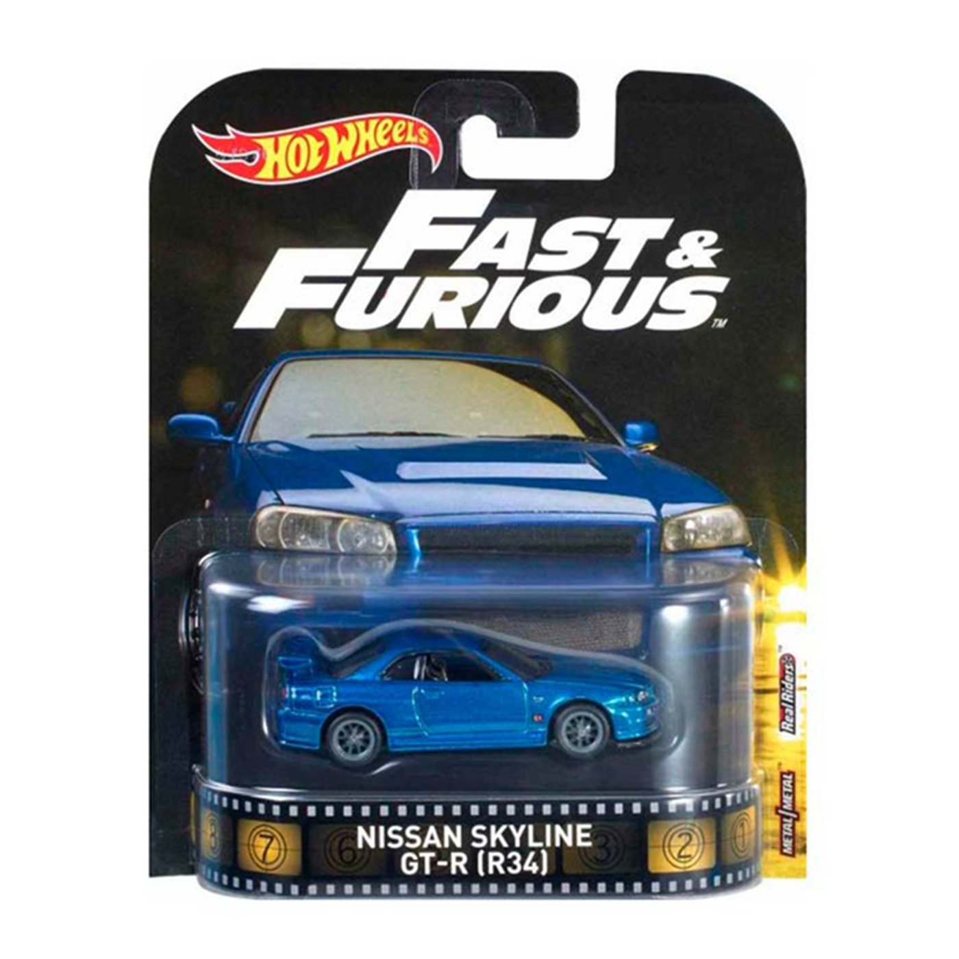 Hot Wheels Nissan Skyline GT-R (R34) Retro 2017 New