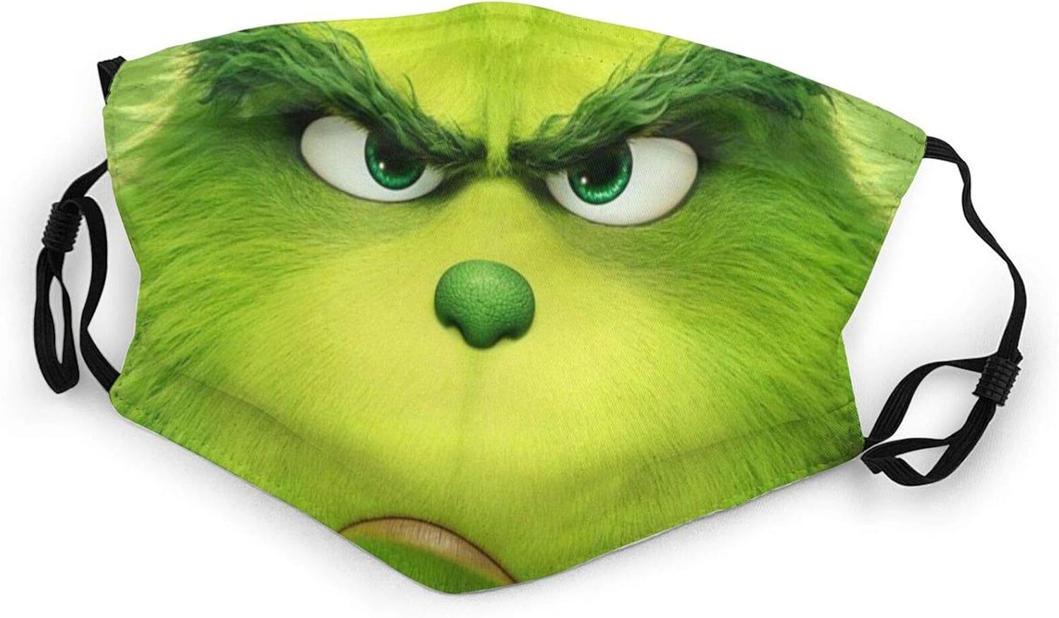 The Grinch Kids Children's Soft Face Mask Reusable with Adjustable Ear Straps Face Balaclava for Girls Boys: Clothing