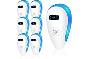 Avantaway Ultrasonic Pest Repeller, Indoor Pest Control for Mosquito, Mouse, Cockroach, Bug, Roach,Upgraded Electronic Plug-in Insect Repellent for House, Garages, Warehouses, Offices, Hotel,6 Pack