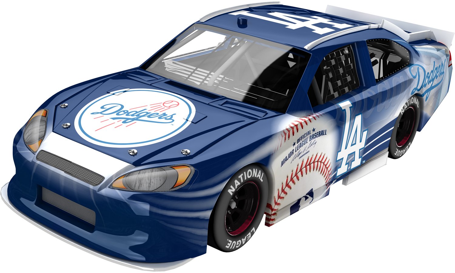 Los Angeles Dodgers Major League Baseball Diecast Car, 164 Scale