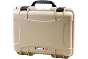 Nanuk 910 Waterproof Hard Case Empty - Tan - Made in Canada