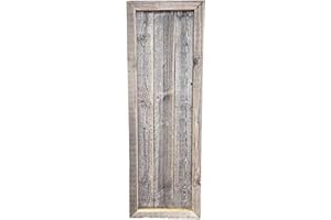 Rockin' Wood Framed Blank Sign Made from Reclaimed barn Wood Perfect for DIY Projects, porch leaner signs, easy to paint or add wood cutouts (48 inch shutter style 1 pack)