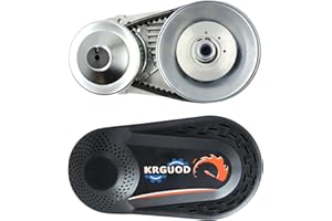 KRGUOD 30 Series Torque Converter 3/4" Bore Fit for Predator 212cc Engine CVT Clutch performance Parts Kit.3/4 inch 10T #40/41 and 12T #35 Chain.Replacement for 218353A Manco Comet TAV2.